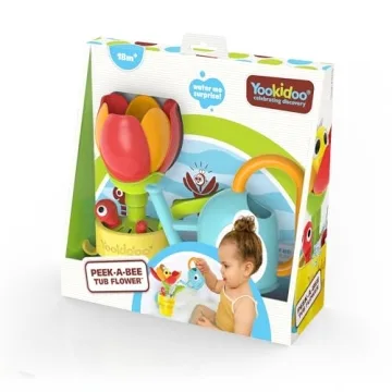 Yookidoo Pop-Up Bee Flower Bath Toy for Toddlers