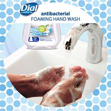 Dial Complete Antibacterial Foaming Hand Soap Refill, Soothing White Tea, 32 fl oz