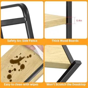 DTUQYX Coffee Syrup Organizer Free-Installation: 12 Bottles Capacity Syrup Rack 3 Tier for Coffee Bar Station, Wine Rack for Countertop, Tiered Spice Rack Organizer for Cabinet, Bottle Display Shelf