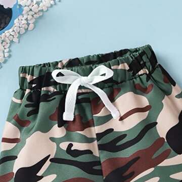 Infant Camouflage Swim Trunks for Beach Fun