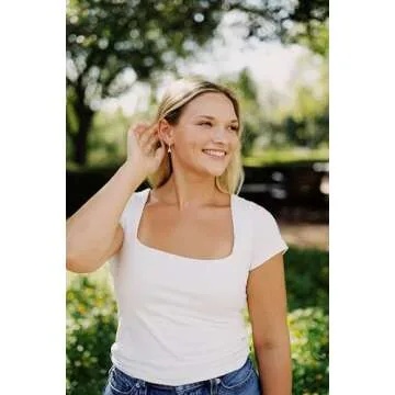 SANNYRA Initial A Hoop Earrings for Women, 14k Gold Plated CZ Letter Hypoallergenic Stud Earring, Trendy Jewelry Valentine's Day Gifts for Her