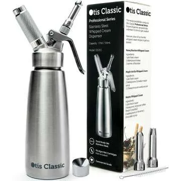 Gourmet Whipped Cream Dispenser - 500ml Stainless Steel