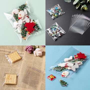 Fashewelry Clear Cello Treat Bags 1000Pcs for All Occasions
