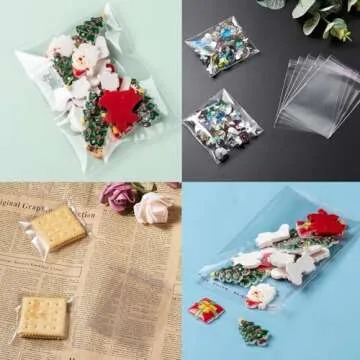Fashewelry Clear Cello Treat Bags 1000Pcs for All Occasions