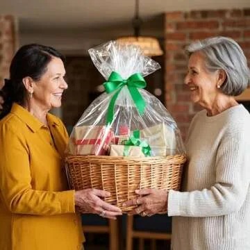 Morepack Extra Large Cellophane Bags for Gift Baskets