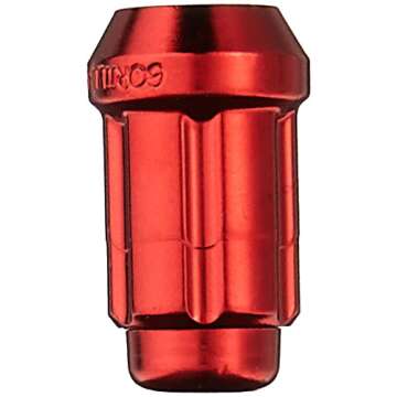 Gorilla Automotive 21133RD Small Diameter Acorn Red 5 Lug Kit (12mm x 1.50 Thread Size) - Pack of 20