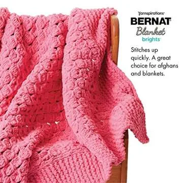 Bernat Blanket Brights School Bus Yellow Yarn for Crafts
