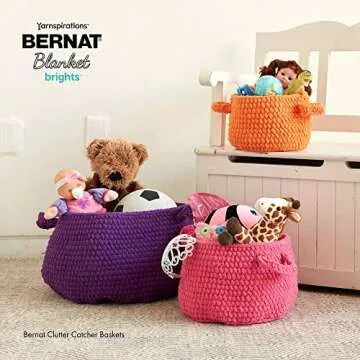 Bernat Blanket Brights School Bus Yellow Yarn for Crafts