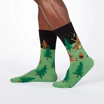Sock It To Me Sasquatch Camp Out Socks for Men