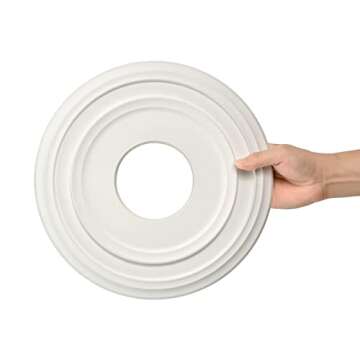 EIFHYT White Ceiling Medallions - Elegant Home Decor Upgrade