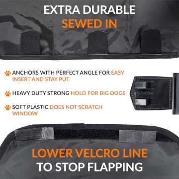 Durable Pet Car Door Protector - Waterproof & Washable