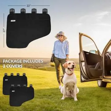 Durable Pet Car Door Protector - Waterproof & Washable