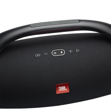 JBL Boombox 2 - Portable Bluetooth Speaker, Powerful Sound and Monstrous Bass, IPX7 Waterproof, 24 Hours of Playtime, Powerbank, JBL PartyBoost for Pairing, for Home and Outdoor(Black)