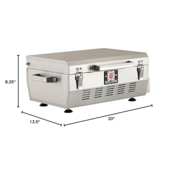 Solaire SOL-EV17A Portable Infrared Propane Gas Grill Stainless Steel