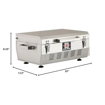 Solaire SOL-EV17A Portable Infrared Propane Gas Grill Stainless Steel