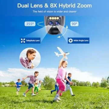 4K Solar Security Camera with Color Night Vision