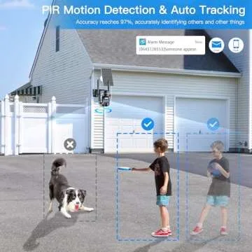 4K Solar Security Camera with Color Night Vision