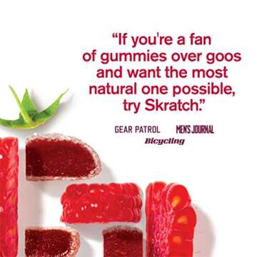 SKRATCH LABS Raspberry Sport Energy Chews for Endurance