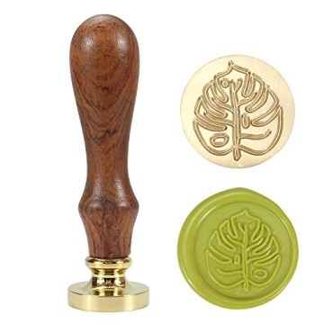 Mornajina Monstera Leaf Wax Seal Stamp for Unique Crafting