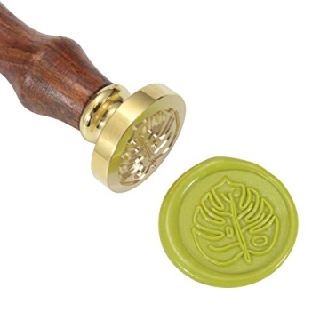 Mornajina Monstera Leaf Wax Seal Stamp for Unique Crafting