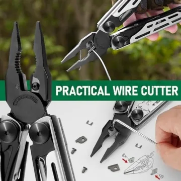 BIBURY Multitool Pro with 31 Tools for Camping and Survival