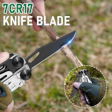 BIBURY Multitool Pro with 31 Tools for Camping and Survival