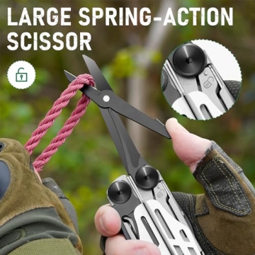 BIBURY Multitool Pro with 31 Tools for Camping and Survival