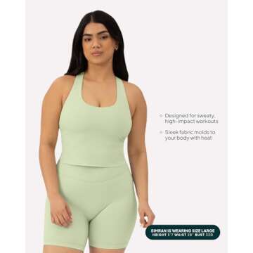 PAVOI ACTIVE Workout Tank - Medium Support Athletic Top