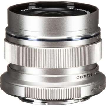 OM SYSTEM OLYMPUS M.Zuiko Digital ED 12mm F2.0 Silver For Micro Four Thirds System Camera, Compact Wide Angle lens For Starry Sky and Landscape