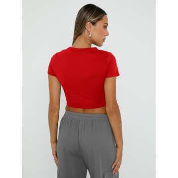 WYNNQUE Women’s Crop Top Comfortable Stylish Tee