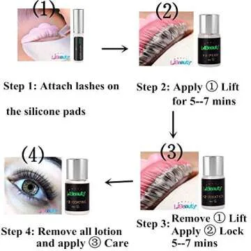 Libeauty Lash Lift Kit for Effortless Curled Lashes
