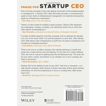 Startup CEO: A Field Guide to Scaling Up Your Business (Techstars)