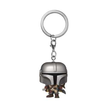 Funko POP Pop! Keychain: The Mandalorian - Mandalorian Multicolor One Size