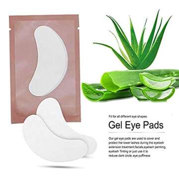 Ocim 100 Pairs Hydrogel Eye Pads for Lash Extensions