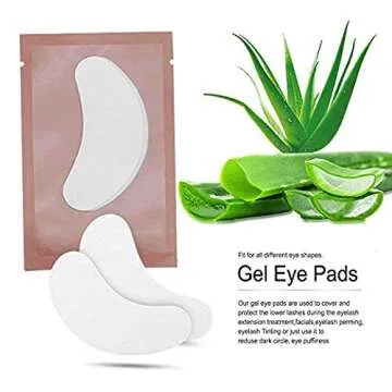 Ocim 100 Pairs Hydrogel Eye Pads for Lash Extensions