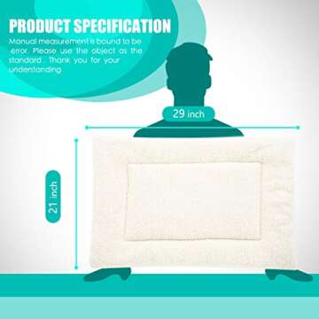 NVENHO Medium Dog Bed - Orthopedic Plush Bed for Dogs