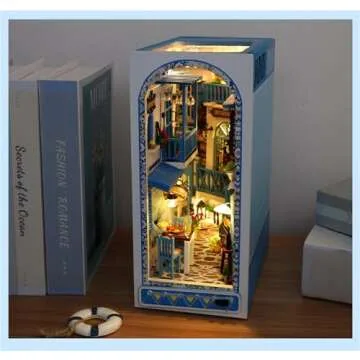 Flever DIY Book Nook Miniature Kit for Creative Decor