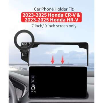 MaserWeller Car Phone Holder for Honda HR-V 2023-2025 Accessories/CR-V 2023 2024 2025 Accessories 7/...