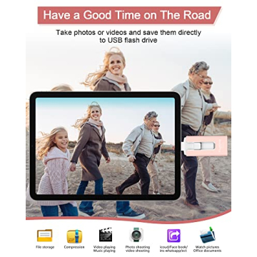 Sunany High Speed 256 GB USB Flash Drive for Phones