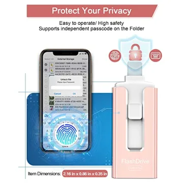 Sunany High Speed 256 GB USB Flash Drive for Phones