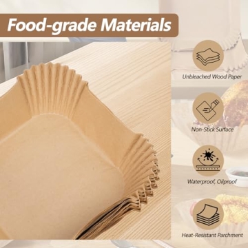 300PCS Air Fryer Liners for Ninja Crispi - Easy Cleanup