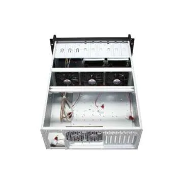 Rosewill 4U Server Chassis/Server Case/Rackmount Case, Metal Rack Mount Computer Case with 8 Bays & 7 Fans Pre-Installed (RSV-L4000)