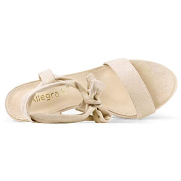 Allegra K Women's Tie Up Stiletto High Heels Sandals