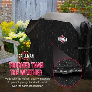 Grillman Premium Grill Cover - Heavy-Duty, Waterproof & Wind-Resistant