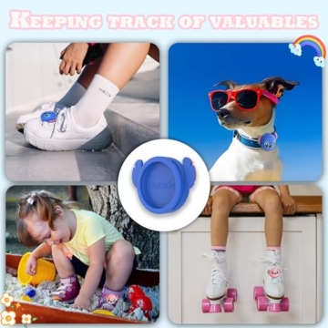 Cute AirTag Holders for Kids Shoes - 2-Pack Waterproof