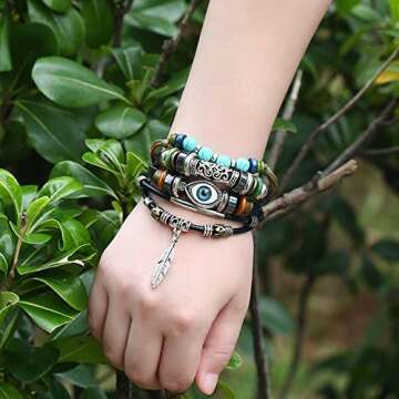 Sosu Multilayer Leather Bracelet - Handmade and Stylish