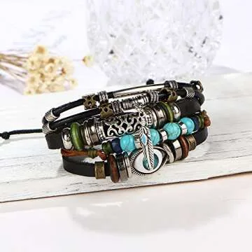 Sosu Multilayer Leather Bracelet - Handmade and Stylish