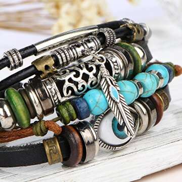 Sosu Multilayer Leather Bracelet - Handmade and Stylish