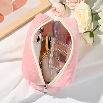 SOIDRAM Cute Plush Makeup Organizer for Women