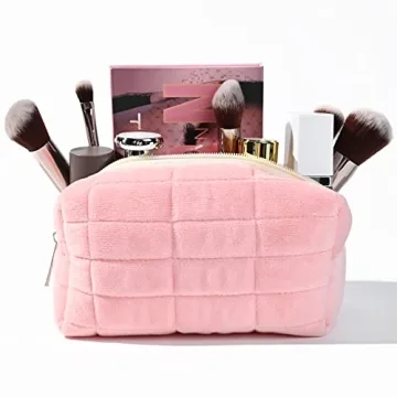 SOIDRAM Cute Plush Makeup Organizer for Women